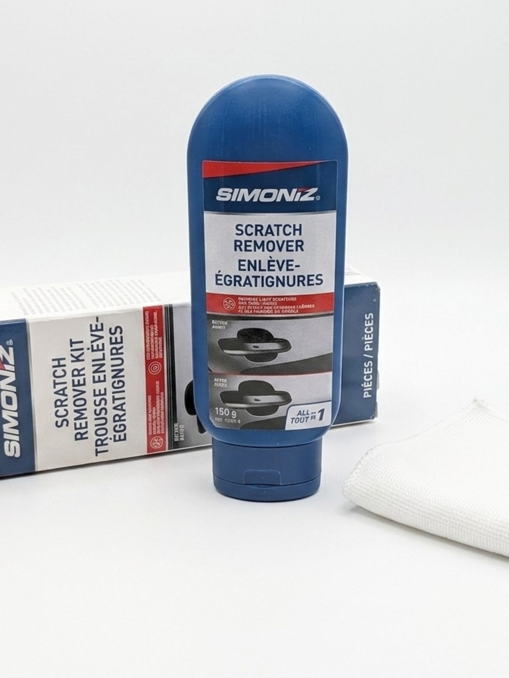 NEW Simoniz Scratch Remover Kit: All-in-1 Car Paint Repair (2-Piece Kit)